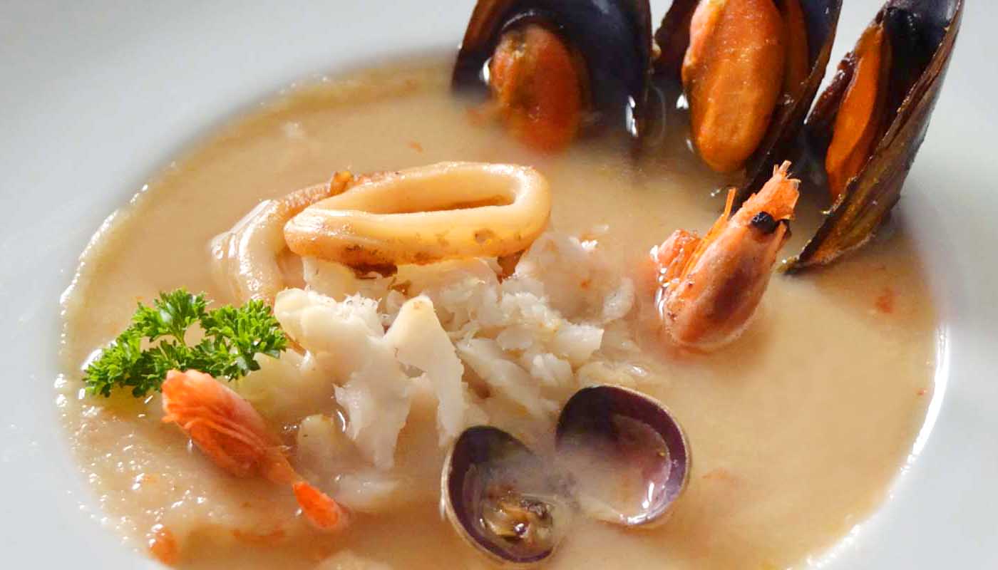 Receta de sopa cremosa de pescado - recetas de cocina sopas, cremas, purés y potajes