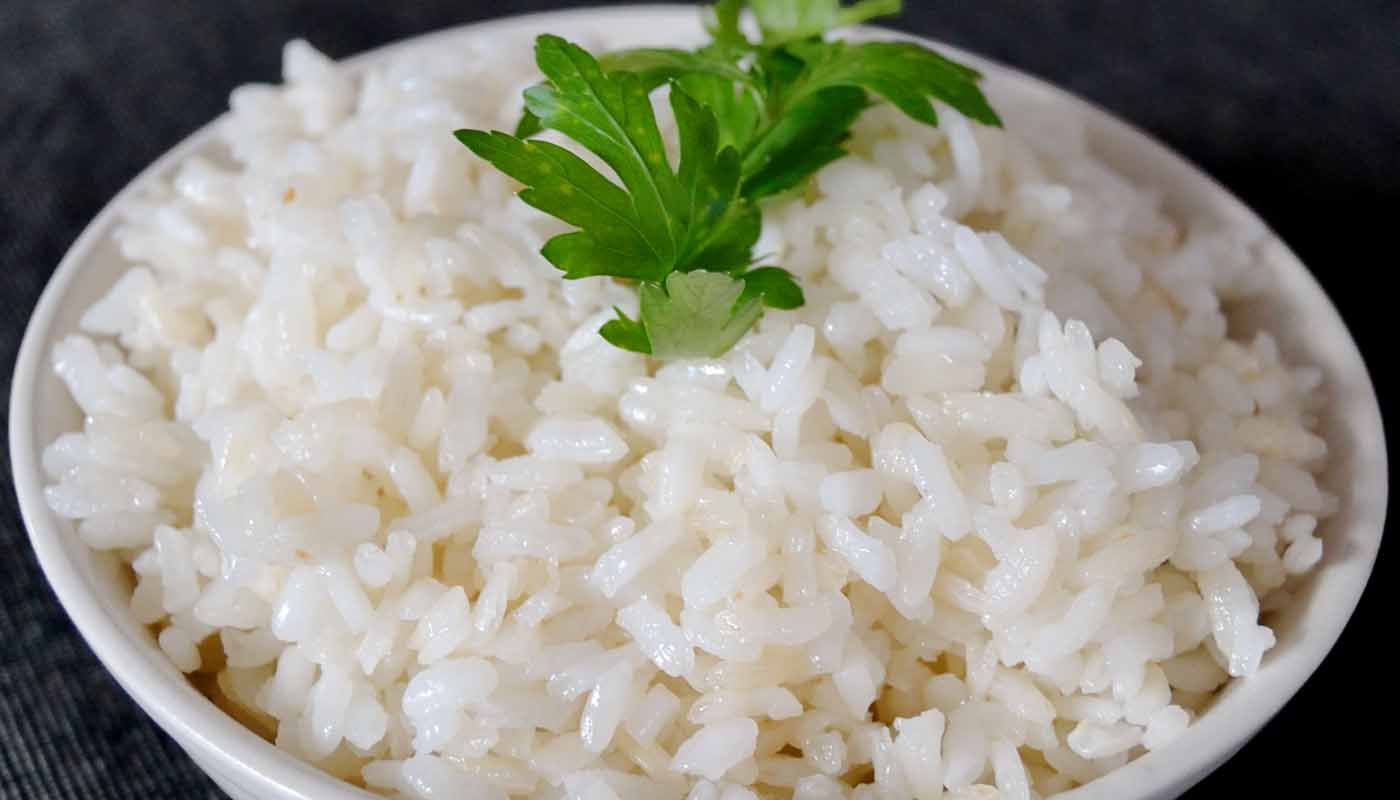 Receta básica de arroz hervido