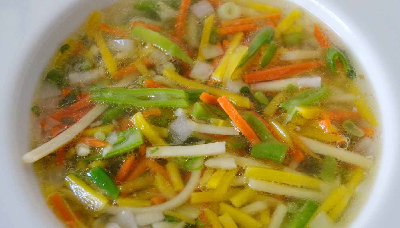 Receta de sopas de verduras