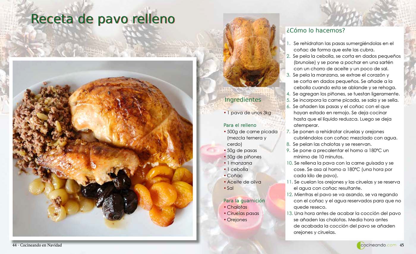 Cocineando Navidad, libro de recetas navideñas gratuito en PDF